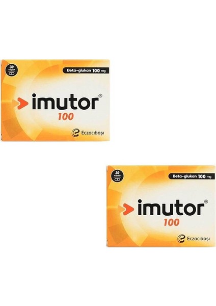 2 Adet Imutor 100 Mg 30 Kapsül