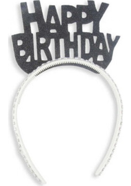 Taç Evadan Simli Taşlı Happy Bırthday P1