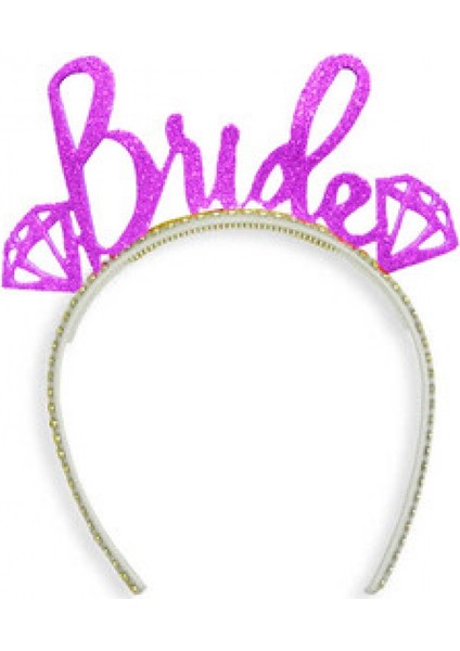 Taç Evadan Simli Taşlı Brıde To Be Alyans Mor Pk:1