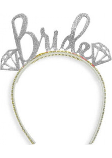 Taç Evadan Simli Taşlı Brıde To Be Alyans Gümüş Pk:1