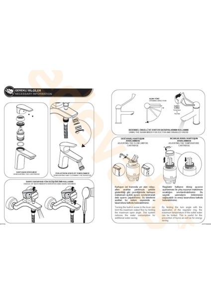 Eca Spil Banyo Bataryası + Tema Rain Bianco Tepe Duş Seti