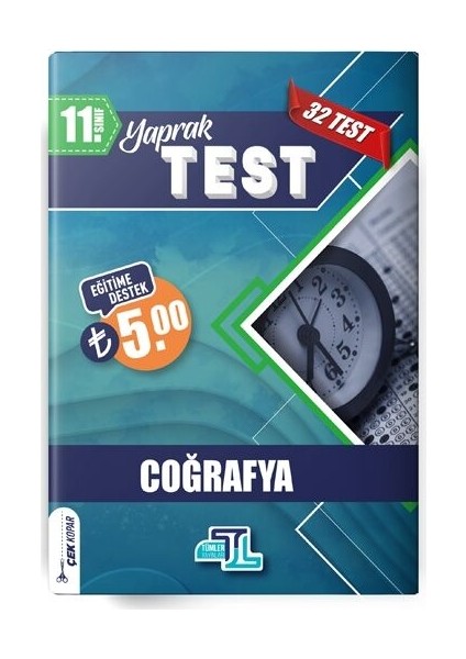 11. Sınıf Coğrafya Yaprak Test