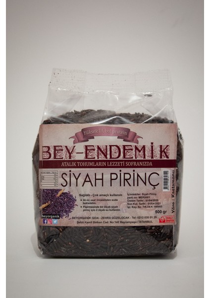 Siyah Pirinç 500 gr