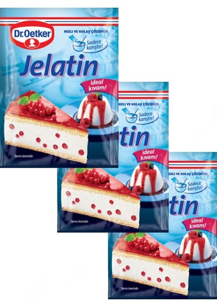 Dr. Oetker Jelatin 6 gr x 3 'li