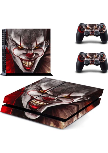 Kt Decoration Pennywise Playstation 4 Fat Sticker Kaplama