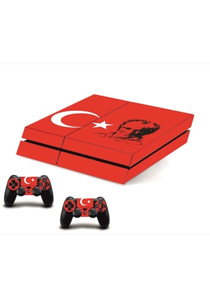 Kt Decoration Mustafa Kemal Atatürk Playstation 4 Fat Kasa Sticker Kaplama