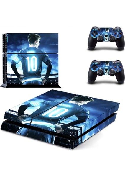 Kt Decoration Lionel Messi Playstation 4 Fat Kasa Sticker Kaplama