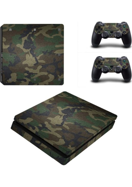 Kt Decoration Kamuflaj Playstation 4 Slim Kasa Sticker Kaplama