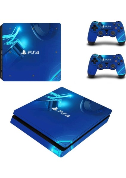 Kt Decoration Playstation 4 Logo Slim Kasa Sticker Kaplama