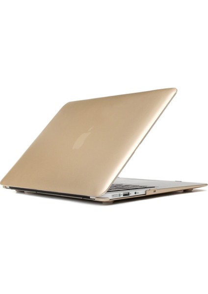 Apple Apple Macbook Pro Retina 13.3 A1502 A1425 Kılıf 2in1 Mat Doku Case 2015 Gold
