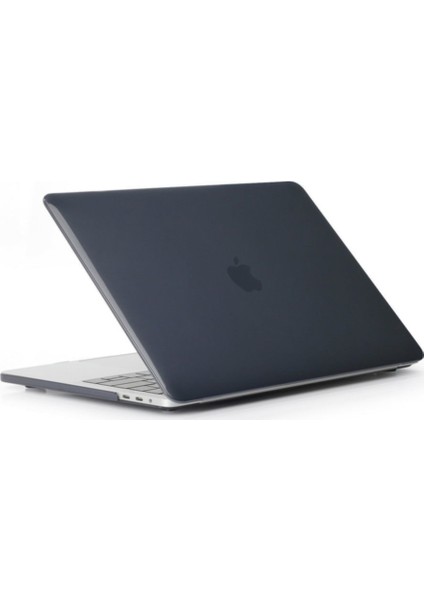 Apple Macbook Pro Retina 15.4 A1398 Kılıf 2in1 Mat Doku Case Siyah