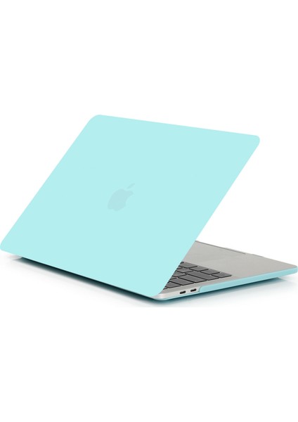 Apple Macbook Air 13.3' 2020 (M1) A2337 Koruma Kılıfı A2337 Mat Doku Case Mint