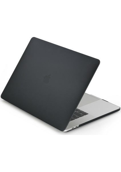 Apple Macbook Air 13.3' 2020 (M1) A2337 Koruma Kılıfı A2337 Mat Doku Case Siyah