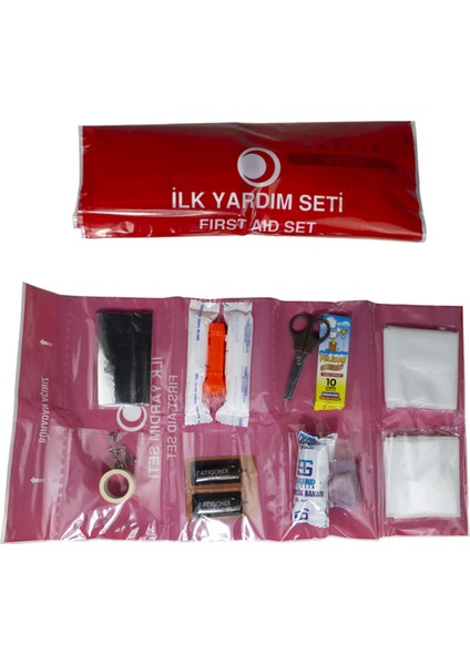 Eva Trafik-Ilk Yardım Seti Çantası Tüvtürk Onaylı 4 Yıl Etiketli 1 kg Tüplü