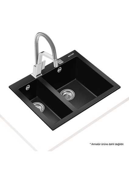 Forsquare 2b 590 Tg Auto Black Granit Evye, Tezgaha Sıfır fiyatları