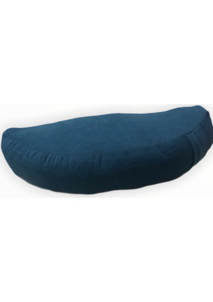 Kabuk Dolgulu Zafu Meditasyon Minderi / Tay Tüyü Pamuklu Kumaş / Zafu Minder / 45X16X11 cm fırsatları