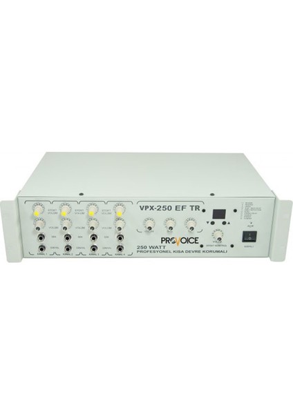 VPX-250 EF TR Efektli 6 Kanal 250 Watt Mikser Anfi