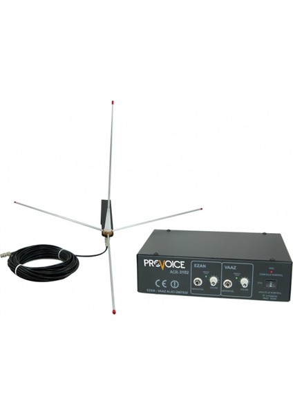 ACR-3102 VHF-UHF Ezan-Vaaz Telsiz Alıcı Ünitesi