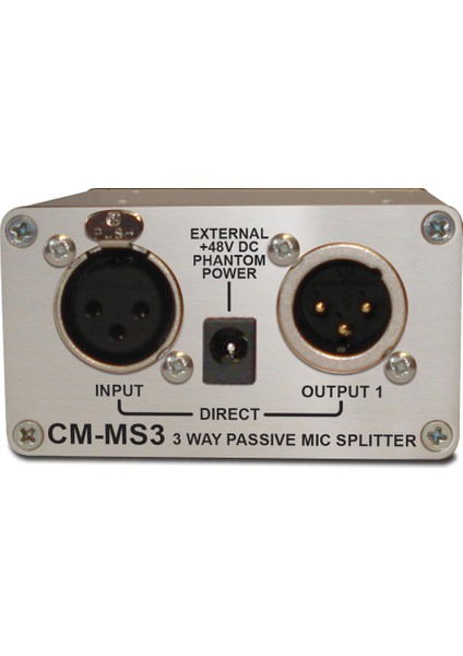 Cm-Ms3 3 Yollu Pasif Mikrofon Dağıtıcı