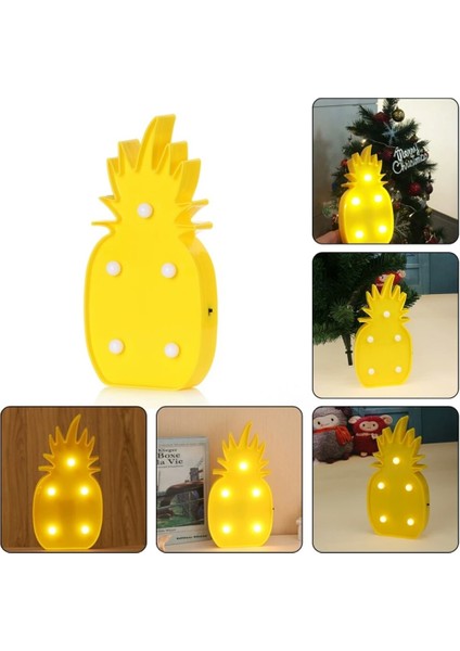 Deco Elit 3D LED Işıklı  Ananas Masa Duvar Gece Lambası Ücretsiz Kargo