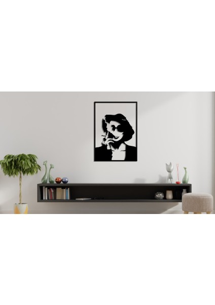 Marla Singer Ahşap Tablo 50 x 35 cm fiyatları