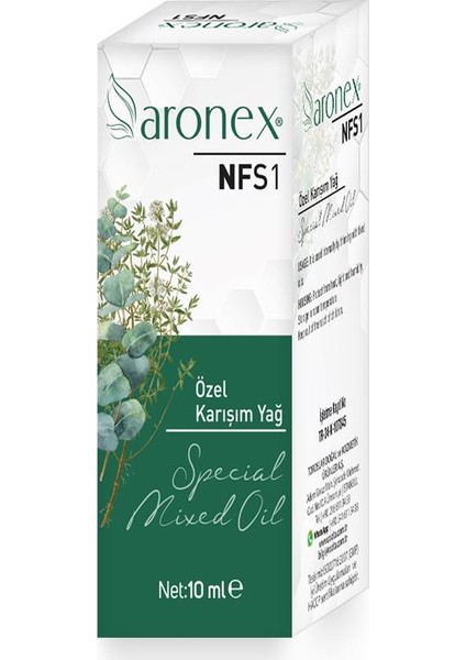 Aronex Nfs1 Özel Karışım Yağ 10 ml