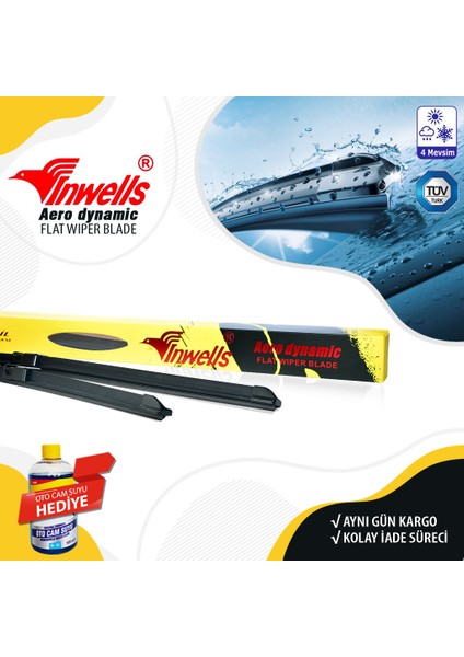 Peugeot 307 Inwells Muz Silecek Takımı (2005-2007) 018057