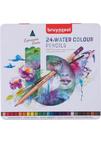 Expression Aquarelle Kuru-Sulu Boya Kalemi Seti 24 Renk