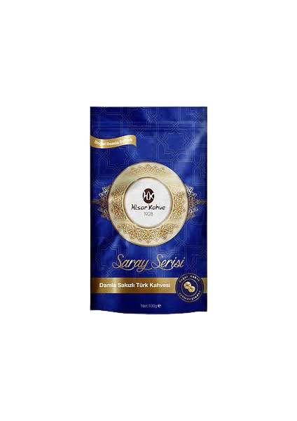 Hisar Doypack Damla Sakızlı Türk Kahvesi 100 gr x 12'li