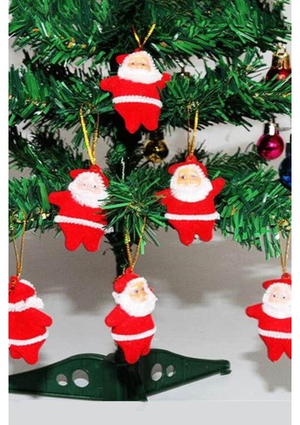 6 Adet Küçük Noel Baba Yılbaşı Çam Ağacı Süsü fırsatları