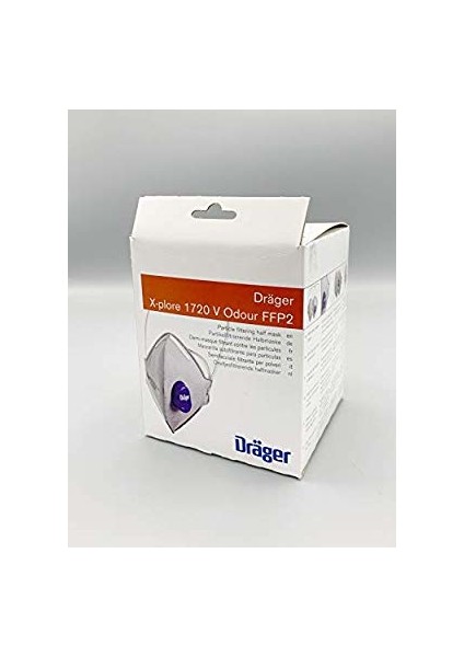 N95 Odour 1720V Ffp2 Maske 10'lu Kutu Drager Aktif Karbonlu