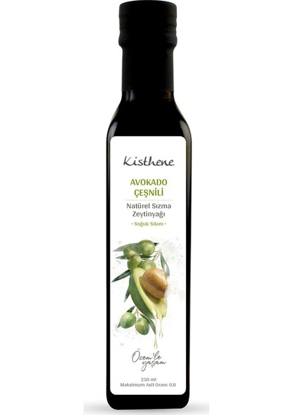 Avokado Çeşnili Zeytinyağı 250 ml