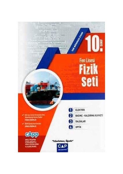 Çap Yayınları 10. Sınıf Fen Lisesi Fizik Seti -