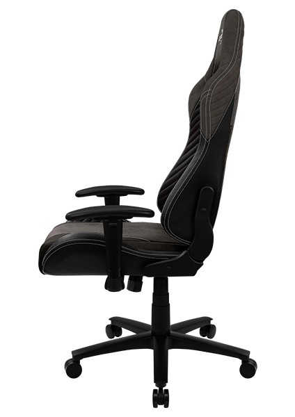 BARON Iron Black Süet + Deri Tasarımlı, Birinci Sınıf Oyuncu Koltuğu (AE-ABRNB)