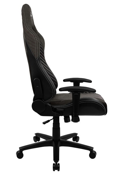 BARON Iron Black Süet + Deri Tasarımlı, Birinci Sınıf Oyuncu Koltuğu (AE-ABRNB)