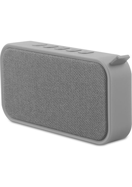 MD - 55BT Speaker FM Destekli Bluetooth Hoparlör Gümüş