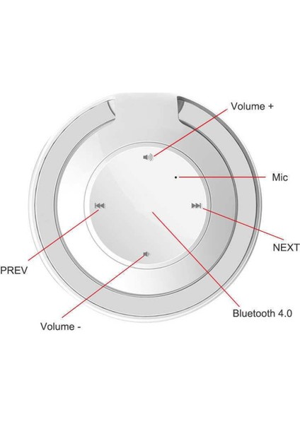 AM08 Swan Bluetooth Hoparlör - Beyaz