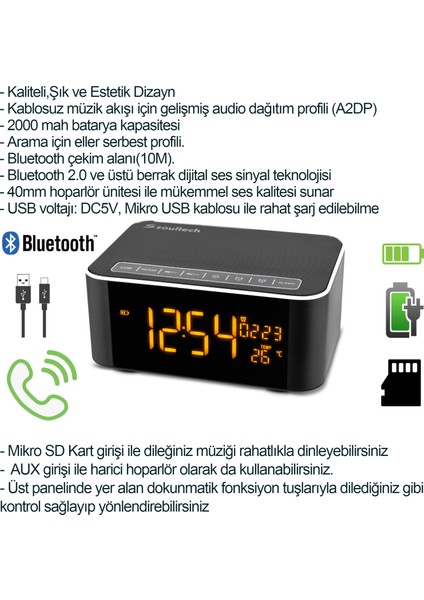 Digisound Bluetooth Hoparlör Siyah