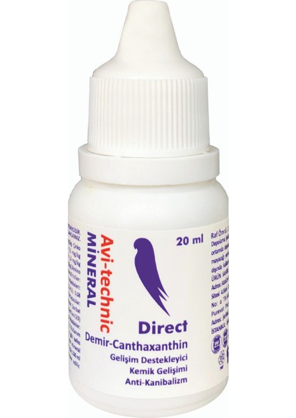 Direct / Kafes Kuşları Için Demir-Canthaxanthin