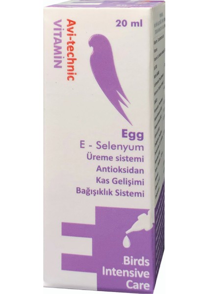 Egg / Kafes Kuşları Için Vit. E-Selenyum