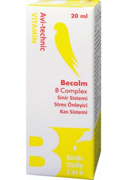 Becalm / Kafes Kuşları Için Vit. B Complex