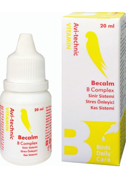 Becalm / Kafes Kuşları Için Vit. B Complex