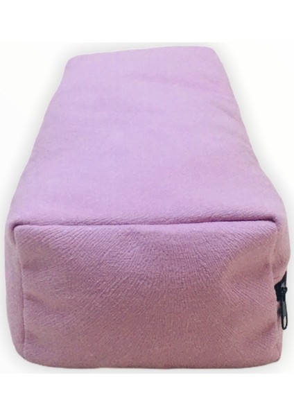 Kabuk Dolgulu Dikdörtgen Bolster Minderi / Tay Tüyü Pamuklu Kumaş / 45X16X11 cm fiyatları