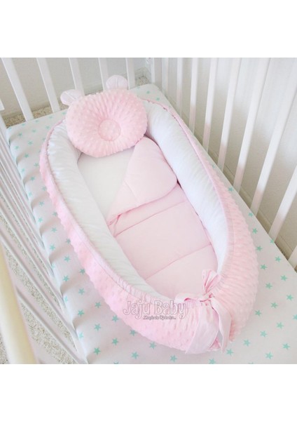 Pembe Nohut Kumaş Lüx Tasarım Babynest