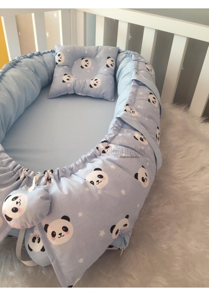 Mavi Panda Tasarım Lüx Babynest modelleri