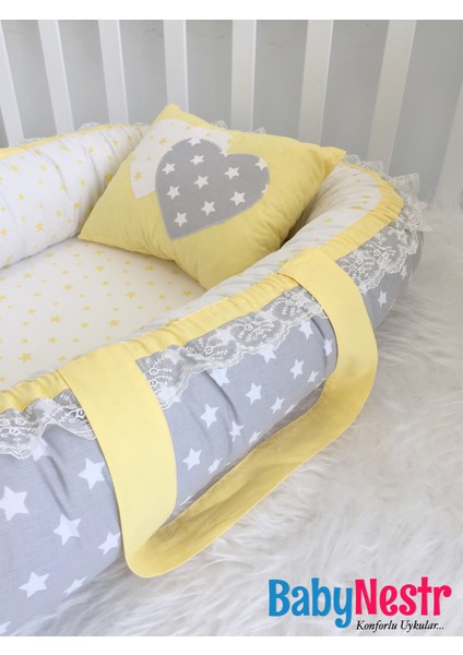 Nest Minik Sarı Yıldızlı Babynest