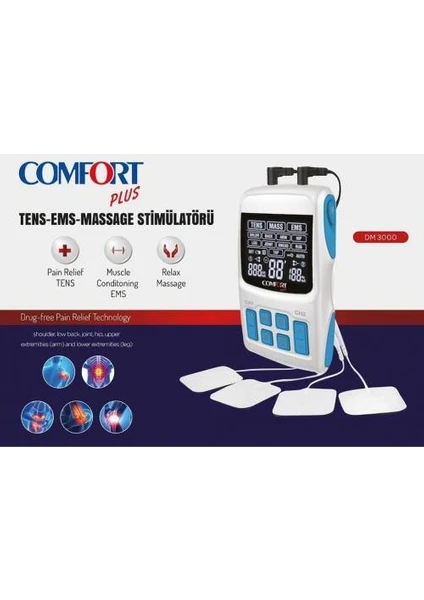 Comfort Plus DM-3000 Masaj Stimülatörü Cihazı