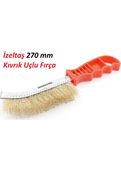 Izeltaş 270 mm Kıvrık Uçlu Fırça