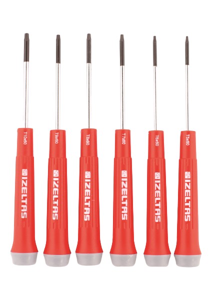 Izeltaş 6'lı Torx Uçlu Klemens Tornavida Takımı