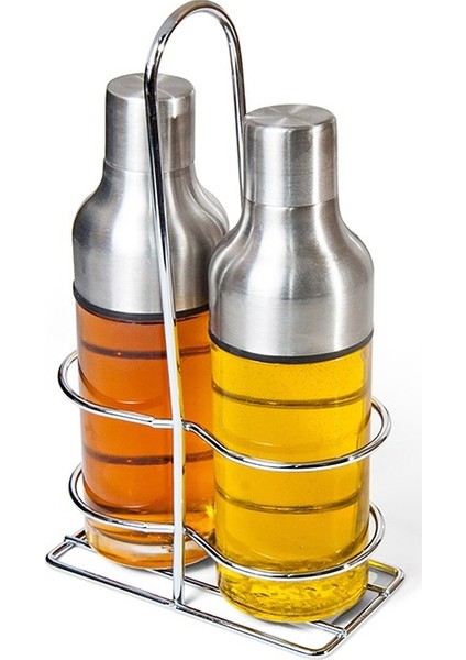Tel Standlı 2'li Yağlık Takımı 300 Cc.